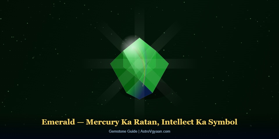 Emerald — Mercury ki quick intelligence aur communication power