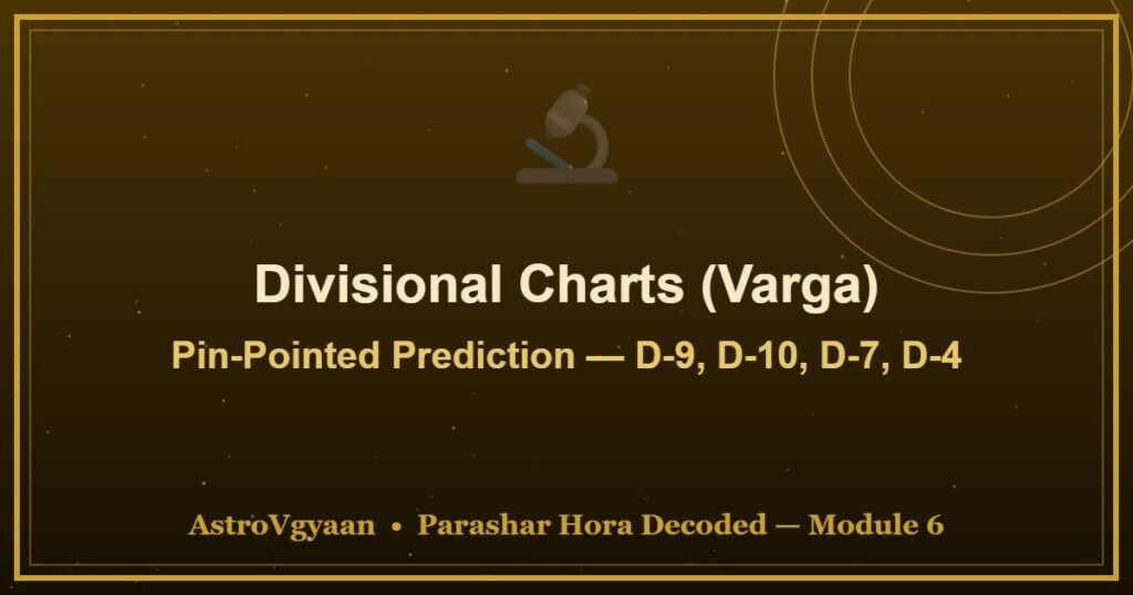 Divisional Charts se Pin-Pointed Prediction