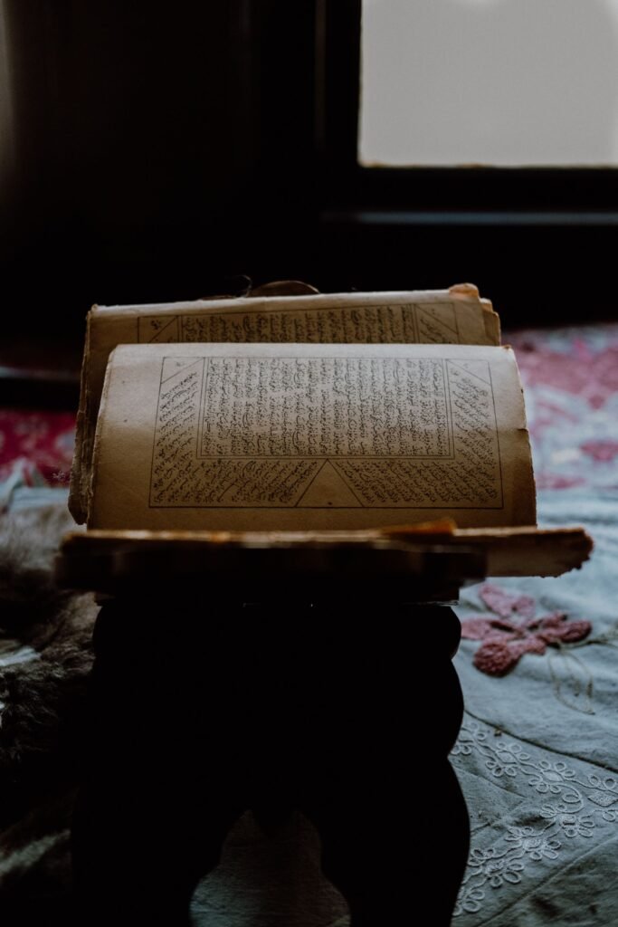 Prachin Sanskrit granth haath mein, vastu shastra ke pramanik text ka pratik