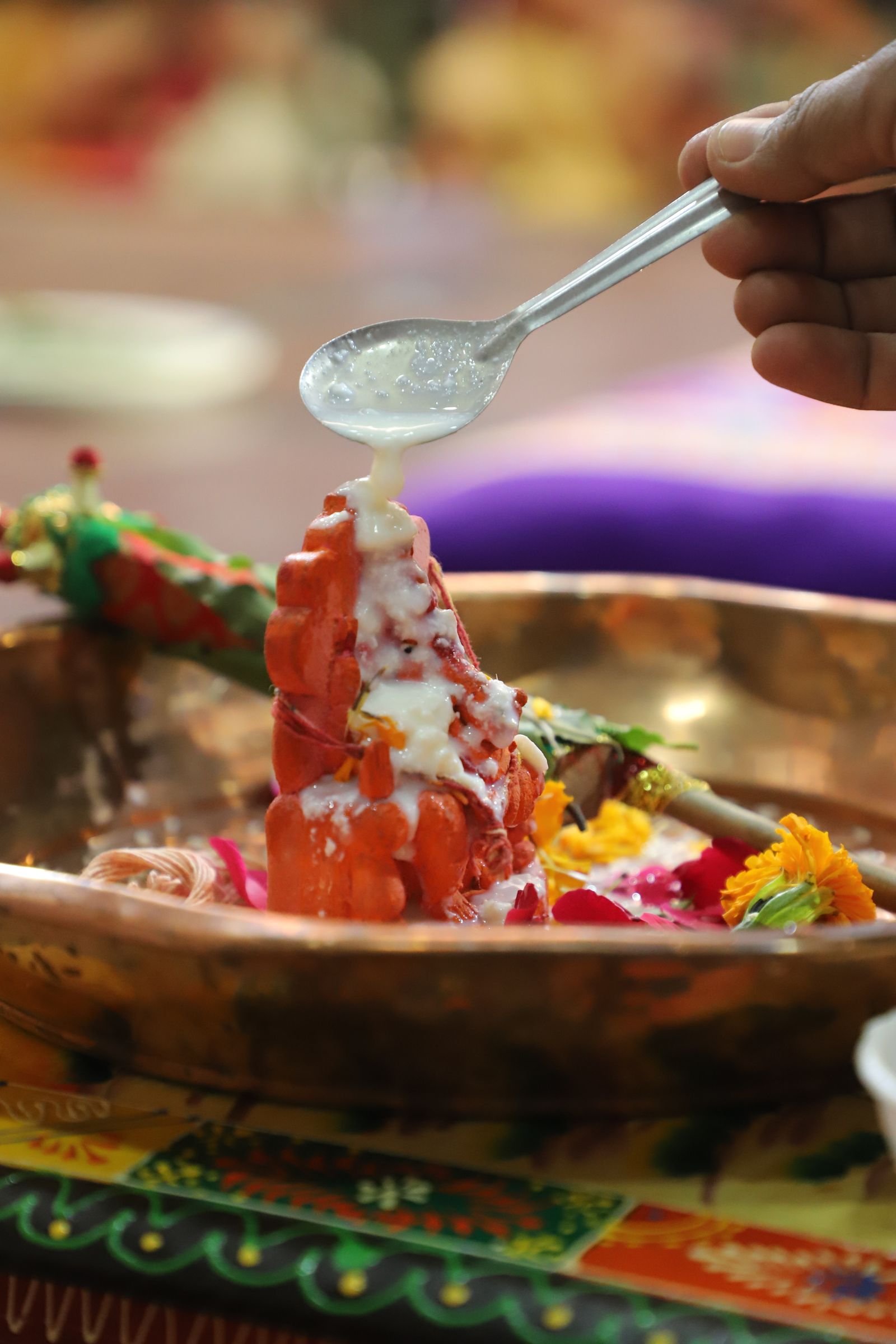 मूर्ति स्थापन एवं प्राण-प्रतिष्ठा - अभिषेक अनुष्ठान